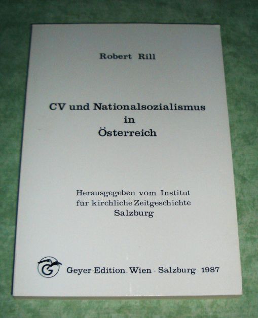 Rill, CV und Nationalsozialismus